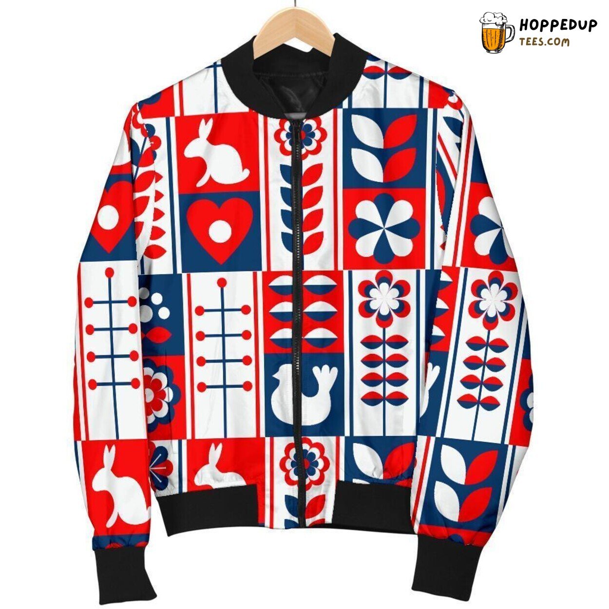Swedish Culture Tribute Design Men’s Bomber Jacket Unique Pattern Display Swedish Culture Tribute Design Men’s Bomber Jacket Unique Pattern Display