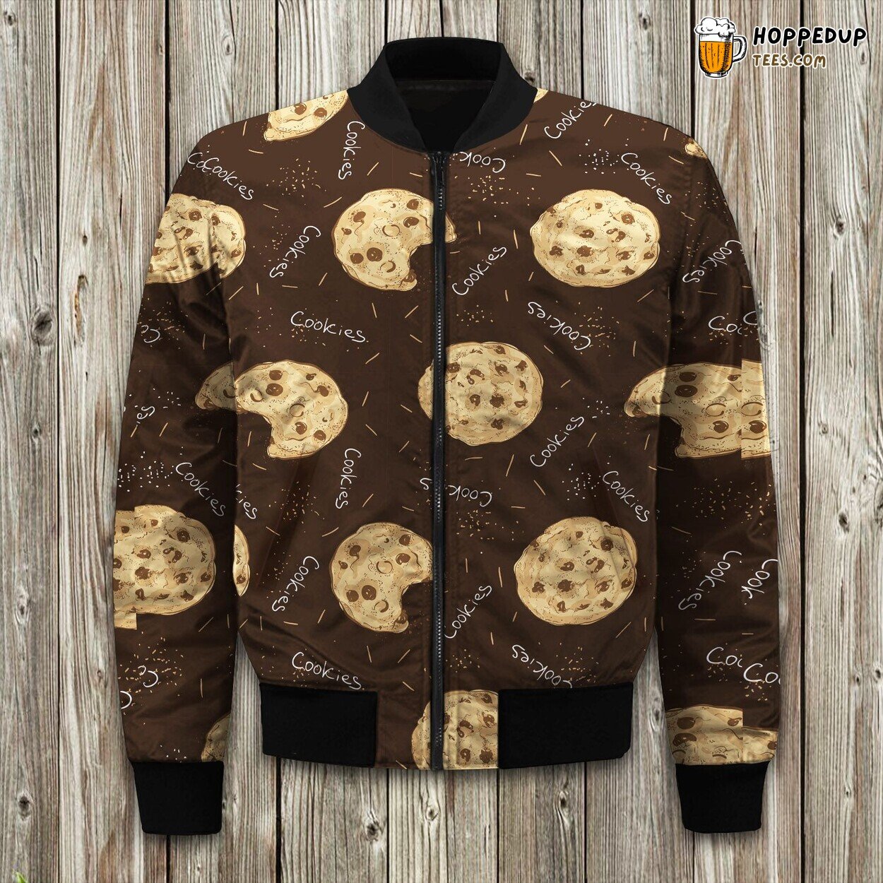 Sweet Tooth Cookie Design Winter Bomber Jacket Baker’s Dream Fashion
