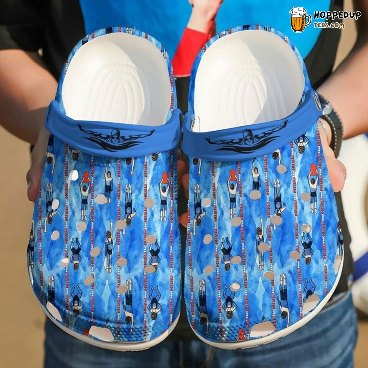 Swimming Pool 102 Lover Gift Comfortable Rubber Clog Shoes Design