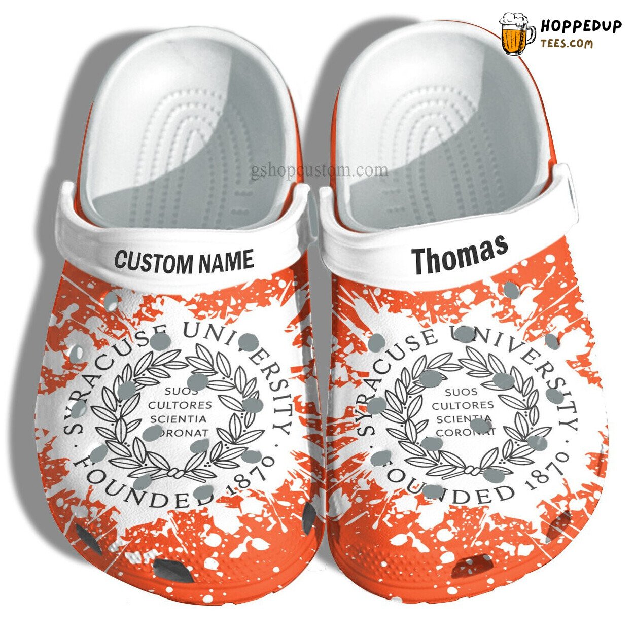 Syracuse Univ Graduation Gift Custom Croc Shoes Admission Special