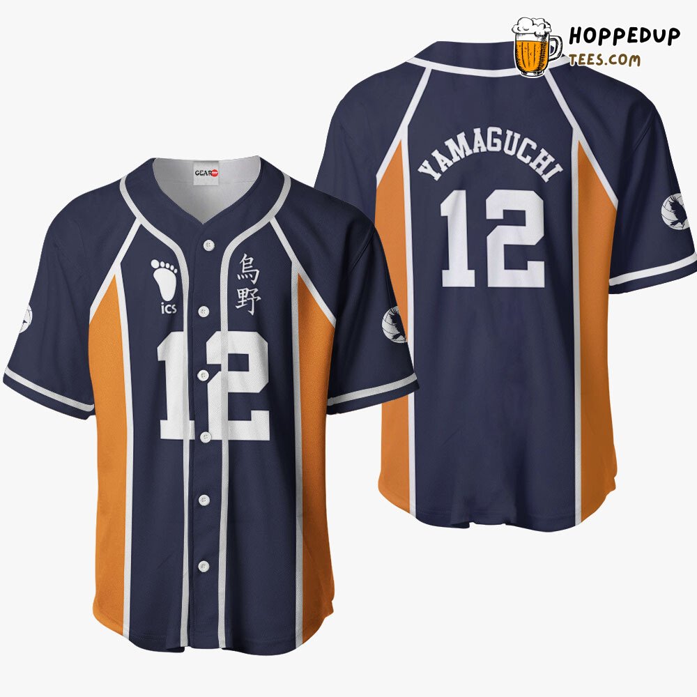 Tadashi Yamaguchi Baseball Jersey Costume Distinctive Unique Design Idea Tadashi Yamaguchi Baseball Jersey Costume Distinctive Unique Design Idea
