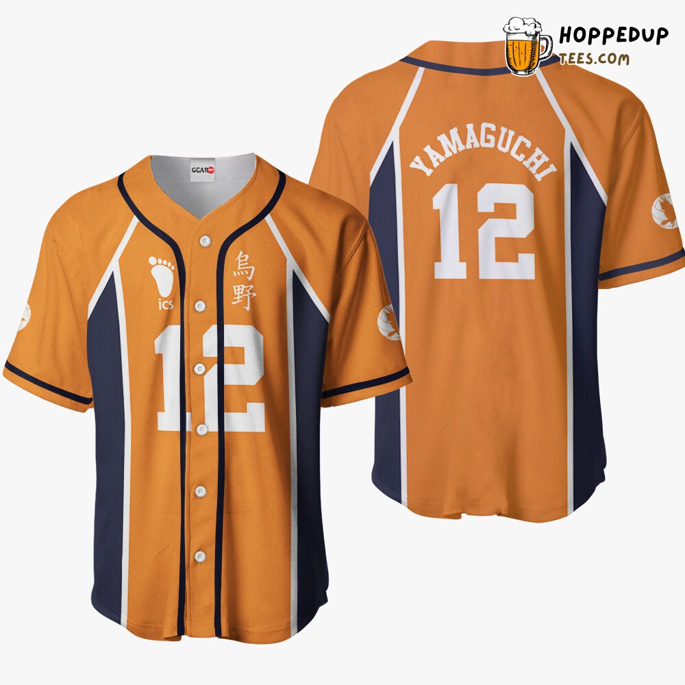 Tadashi Yamaguchi Edition Unique Baseball Jersey Costume Design Style Tadashi Yamaguchi Edition Unique Baseball Jersey Costume Design Style
