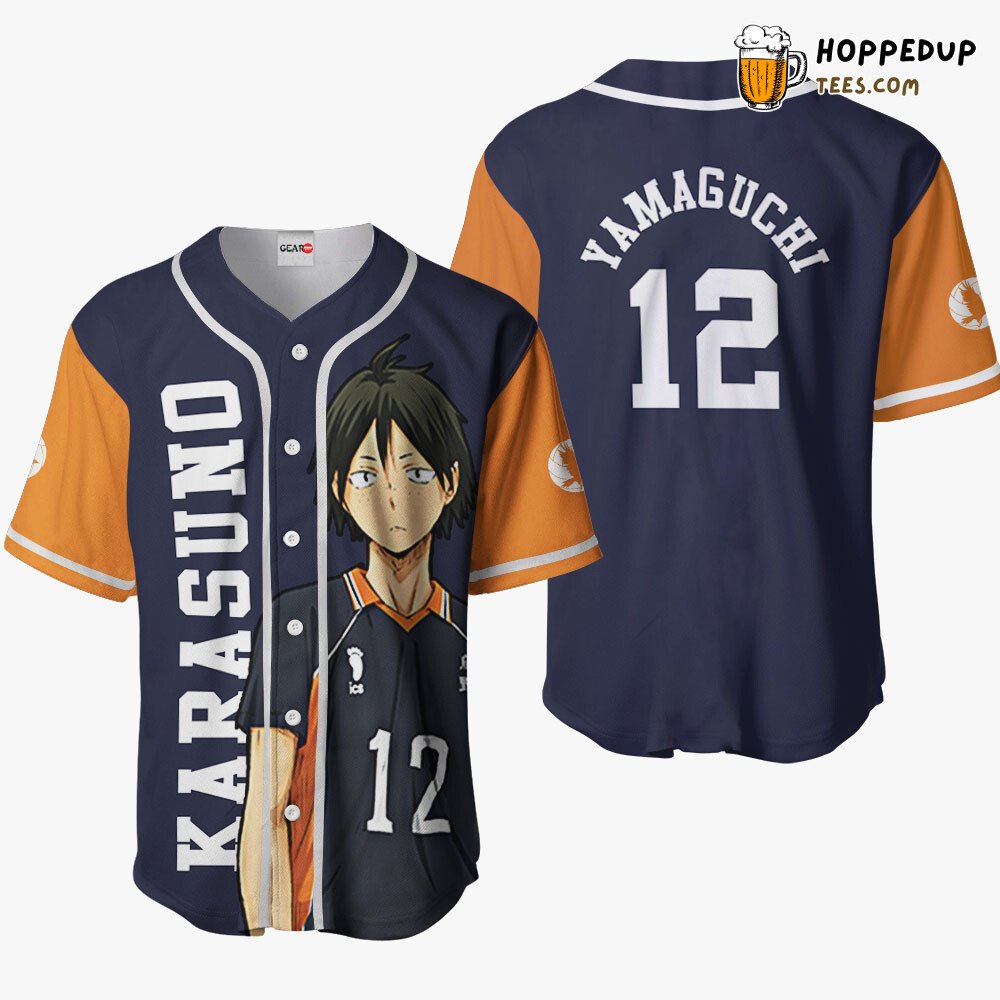 Tadashi Yamaguchi V2 Distinctive Anime Baseball Jersey Unique Collection Tadashi Yamaguchi V2 Distinctive Anime Baseball Jersey Unique Collection
