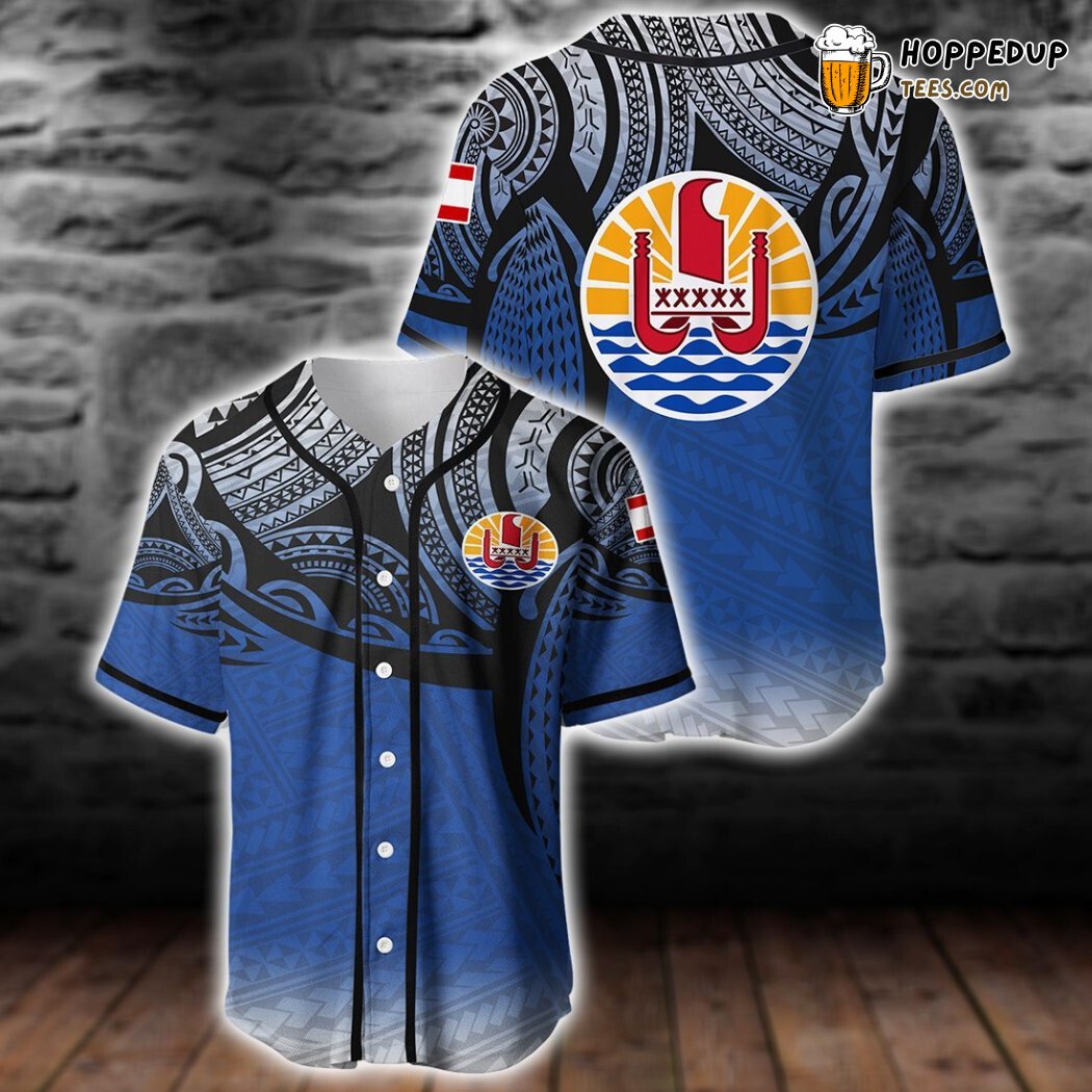 Tahitian Polynesian Tradition 3D Baseball Tee Jersey Shirt Print