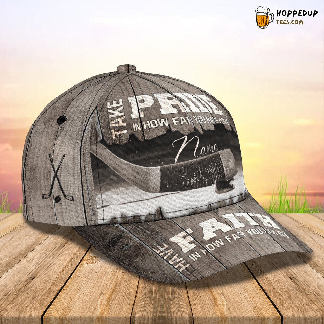 Take Pride How Far Youve Come Classic 3D Cap Personalized Name Unique
