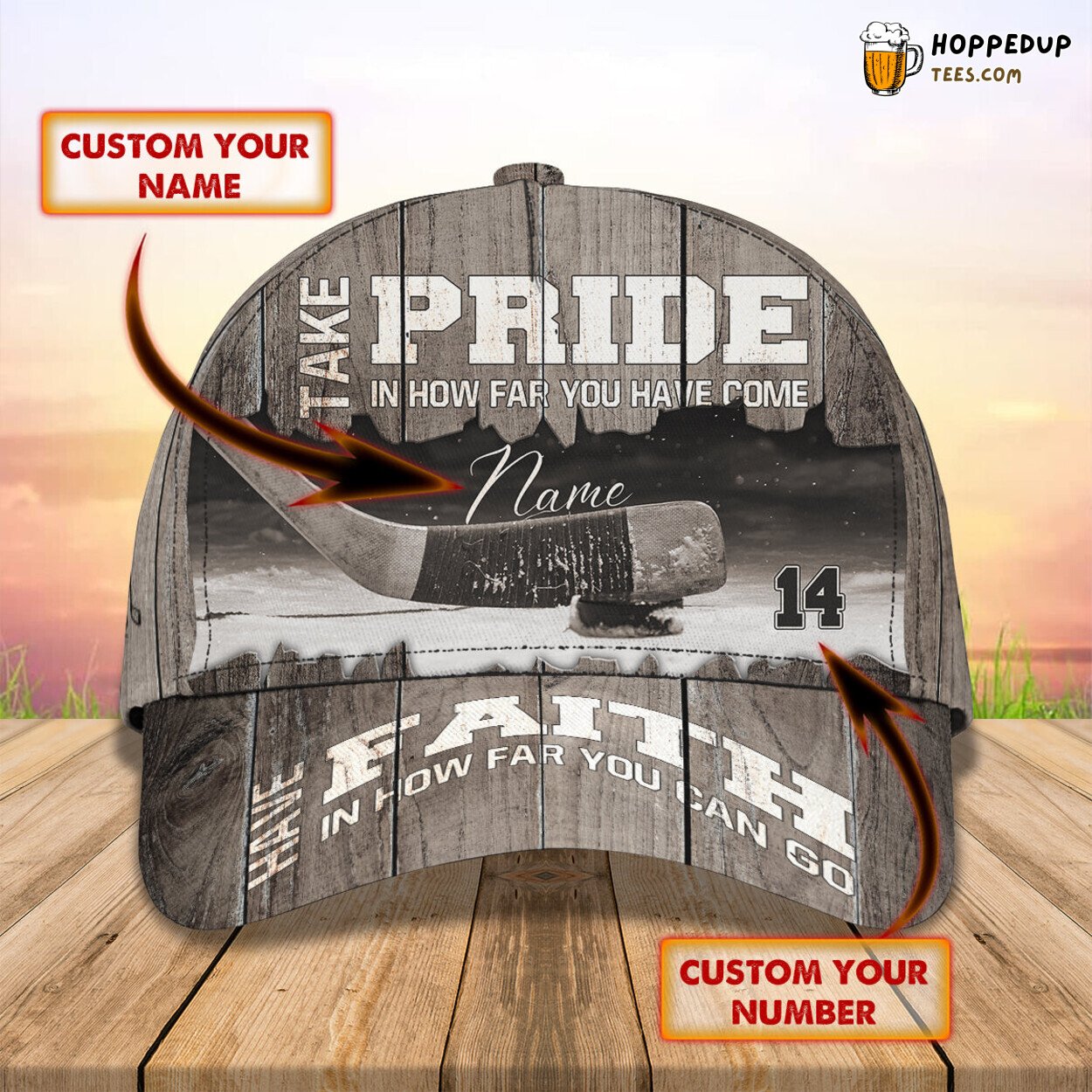 Take Pride How Far Youve Come Classic 3D Cap Personalized Name Unique