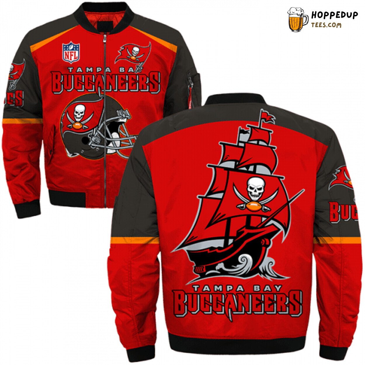 Tampa Bay Buccaneers Elite 3D Bomber Jacket Exclusive Craftsmanship