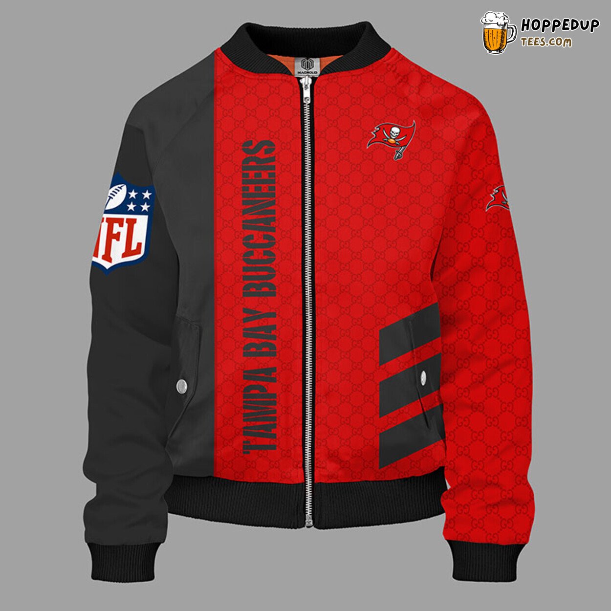 Tampa Bay Buccaneers NFL Distinct Red Bomber Jacket Style