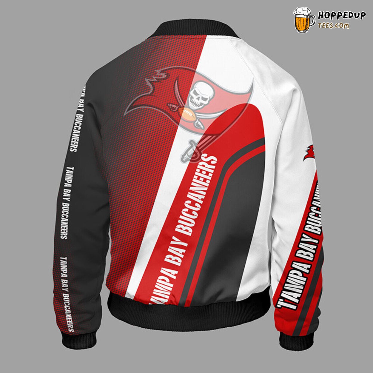 Tampa Bay Buccaneers NFL Distinctive Red Bomber Jacket Design