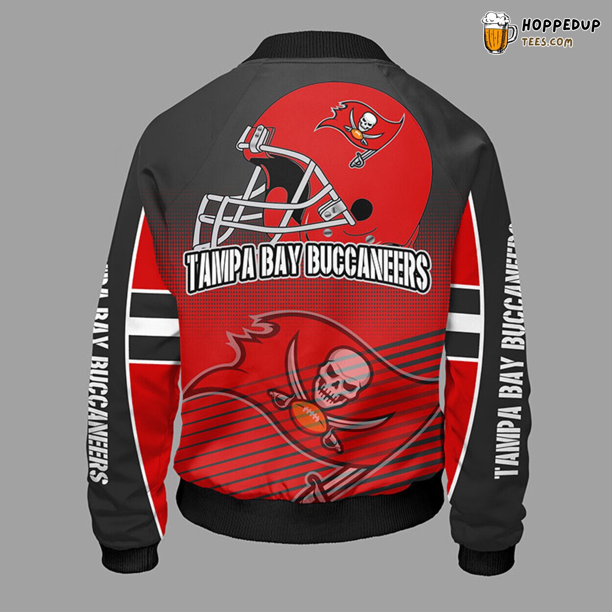 Tampa Bay Buccaneers NFL Unisex Bomber Jacket Red Classic Look