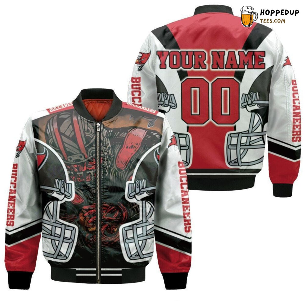 Tampa Bay Buccaneers Zombie Champions Unique Super Bowl 3D Bomber Jacket Design