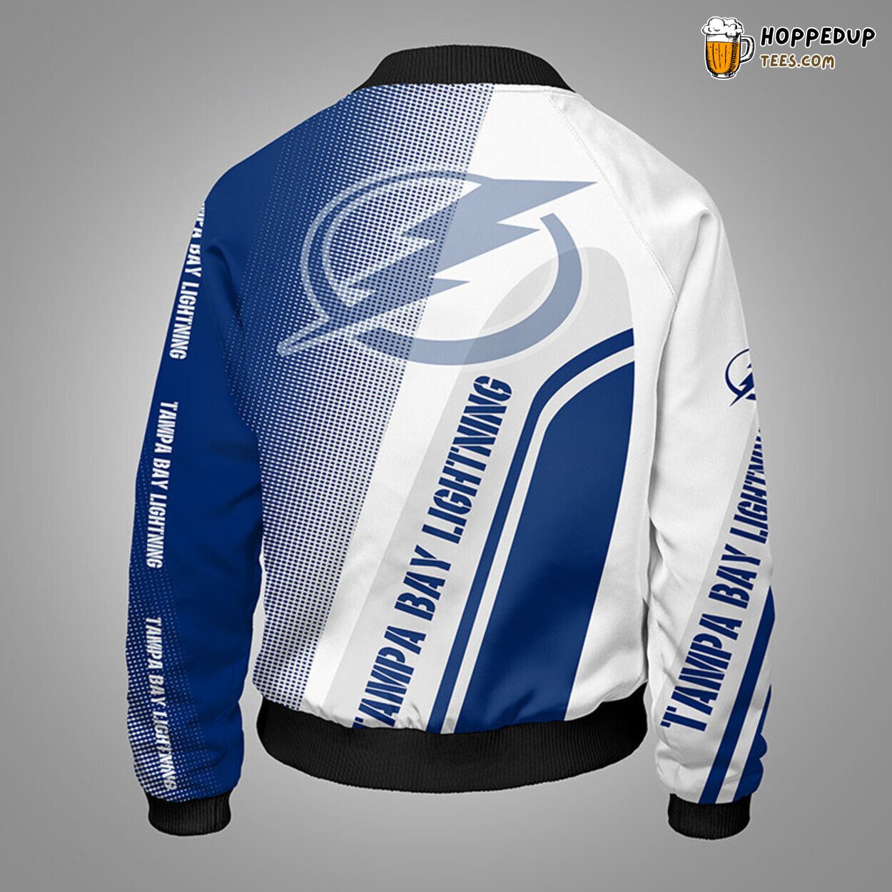 Tampa Bay Lightning NHL Blue Themed Bomber Jacket Unique Stylish Look