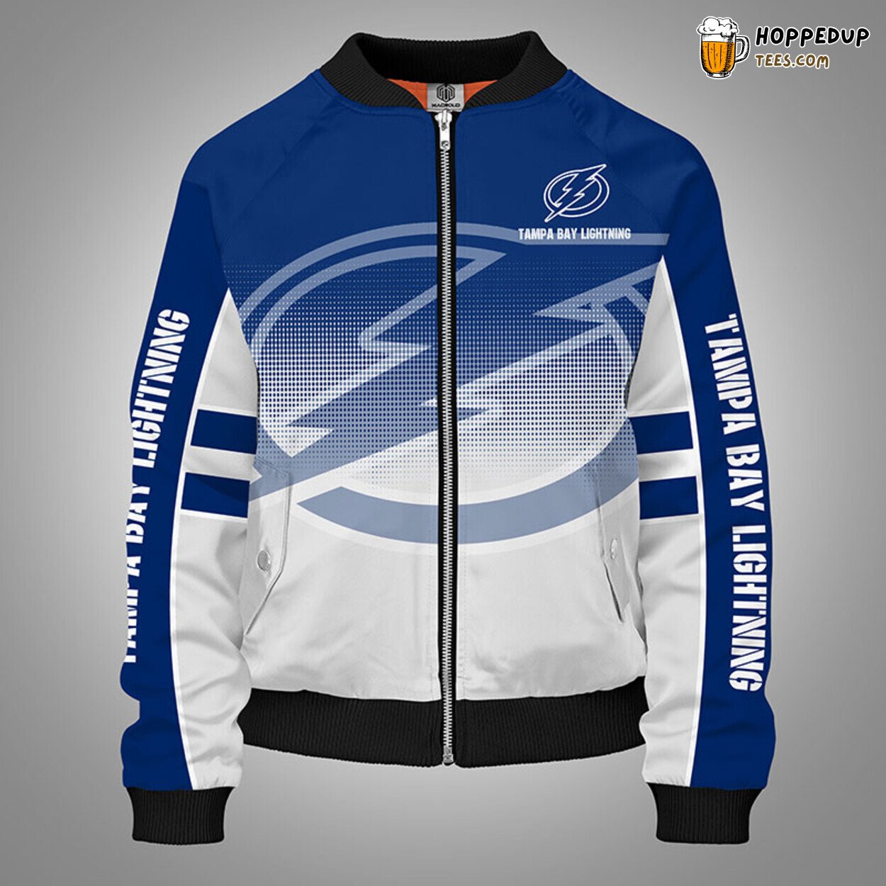 Tampa Bay Lightning NHL Exclusive Blue Bomber Jacket Stylish Unique Look