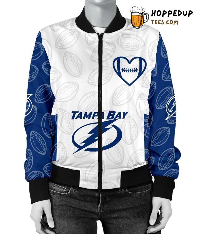 Tampa Bay Lightning NHL White Classic Bomber Jacket Series