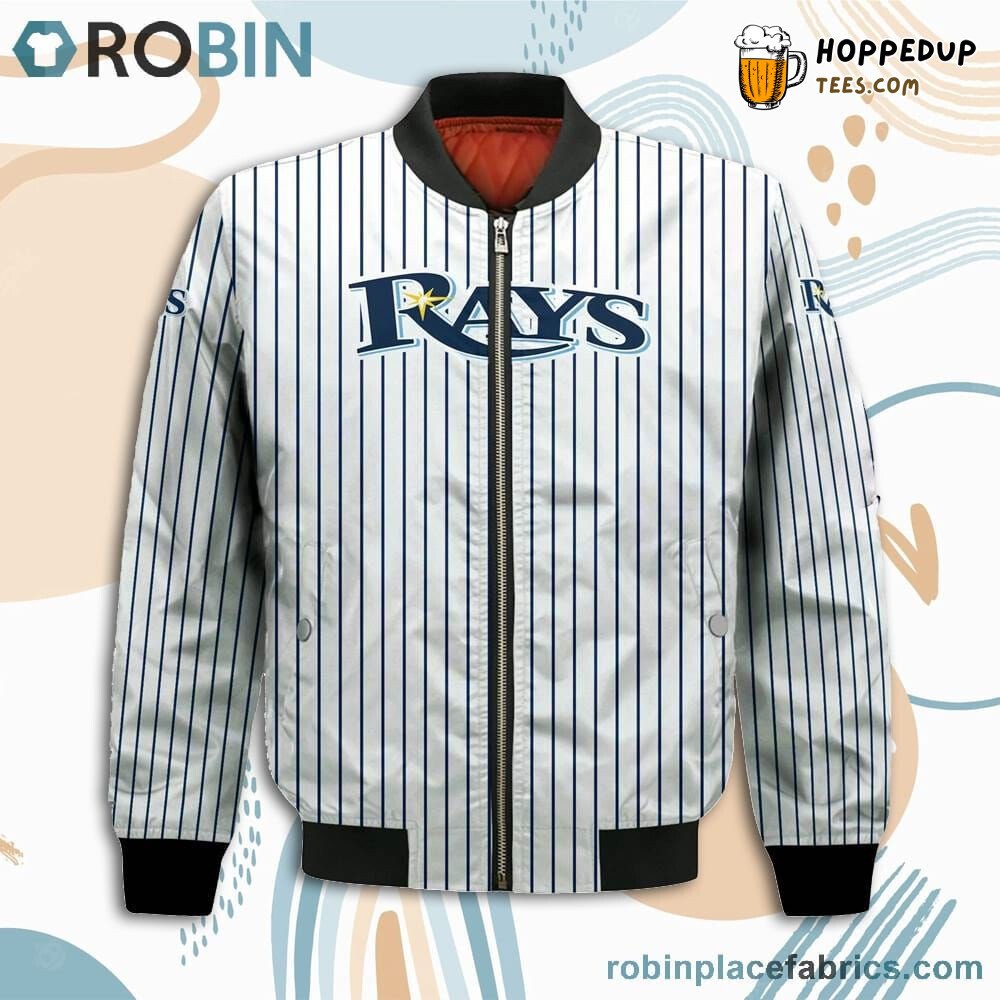 Tampa Bay Rays MLB Essential Fan Gear Bomber Jacket Classic Look