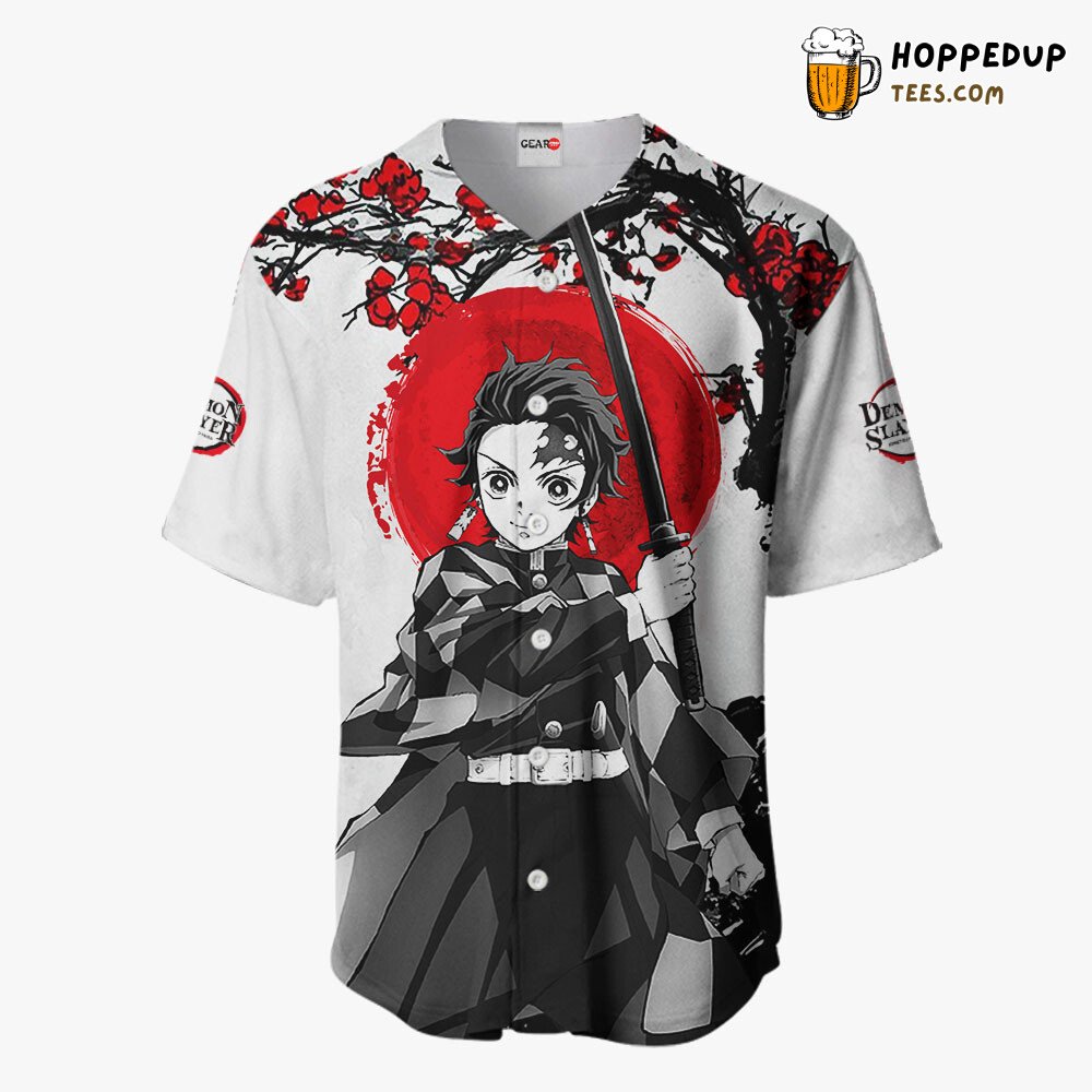 Tanjiro Japanese Inspired Baseball Jersey Shirts Unique Design Edition