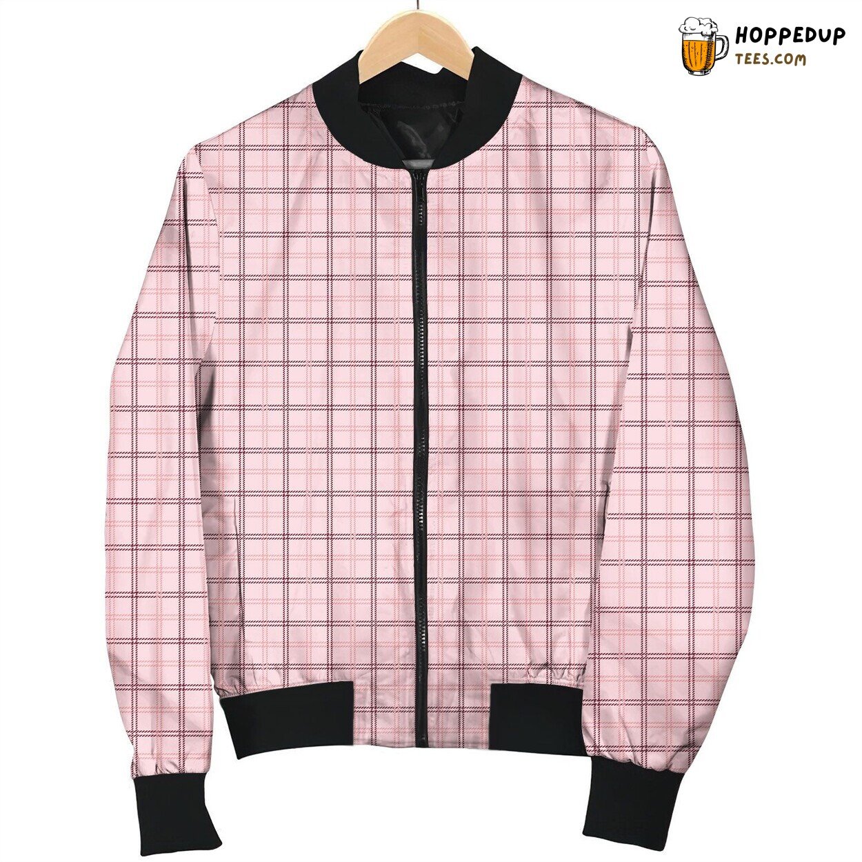 Tattersail Classic Design Winter Bomber Jacket Checked Warmth and Elegance