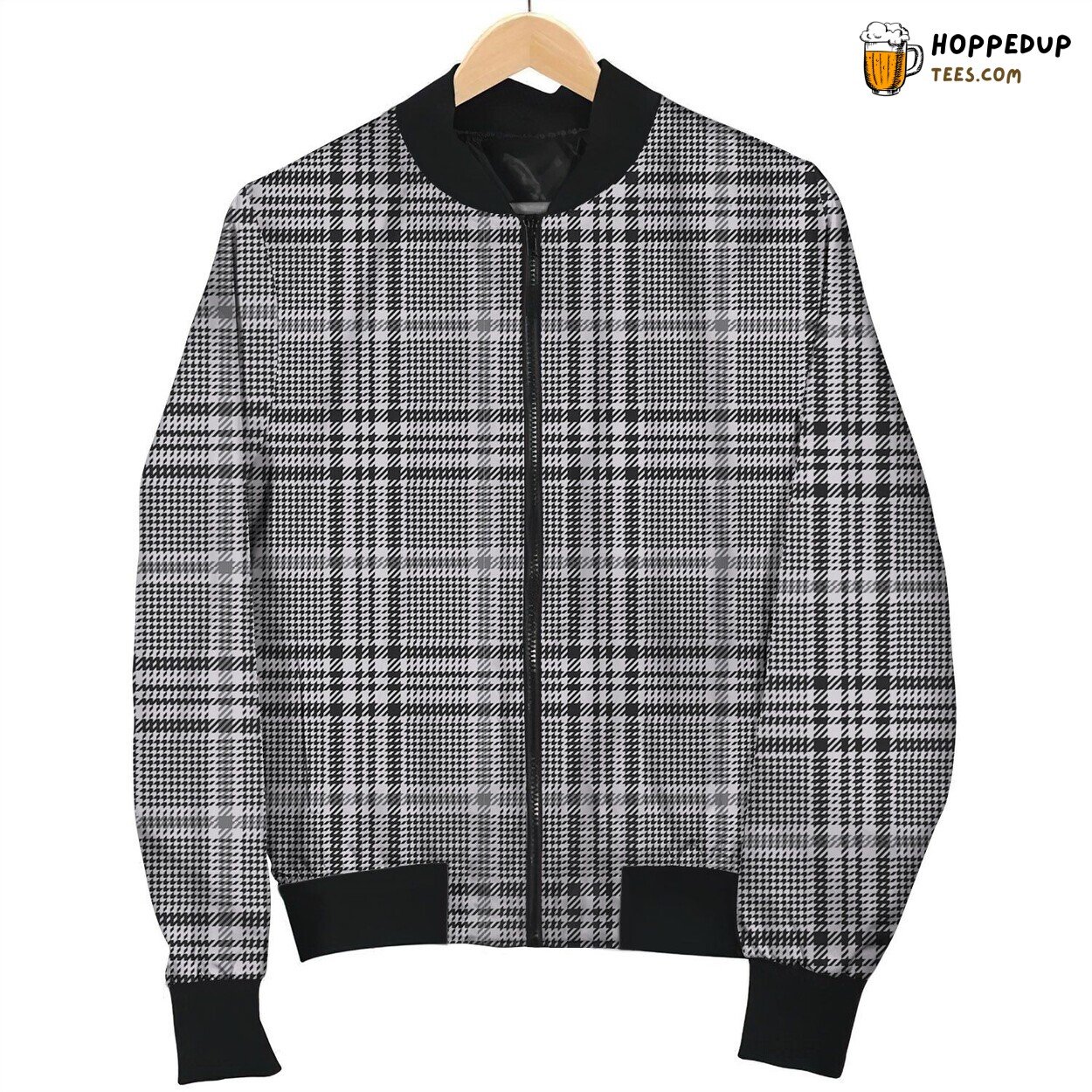 Tattersall Grey Cold Bomber Jacket