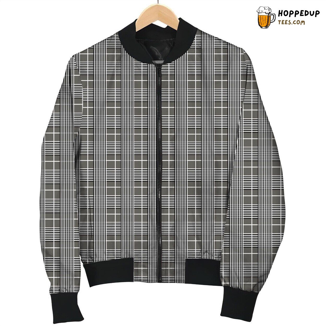 Tattersall Grey Sweet Bomber Jacket