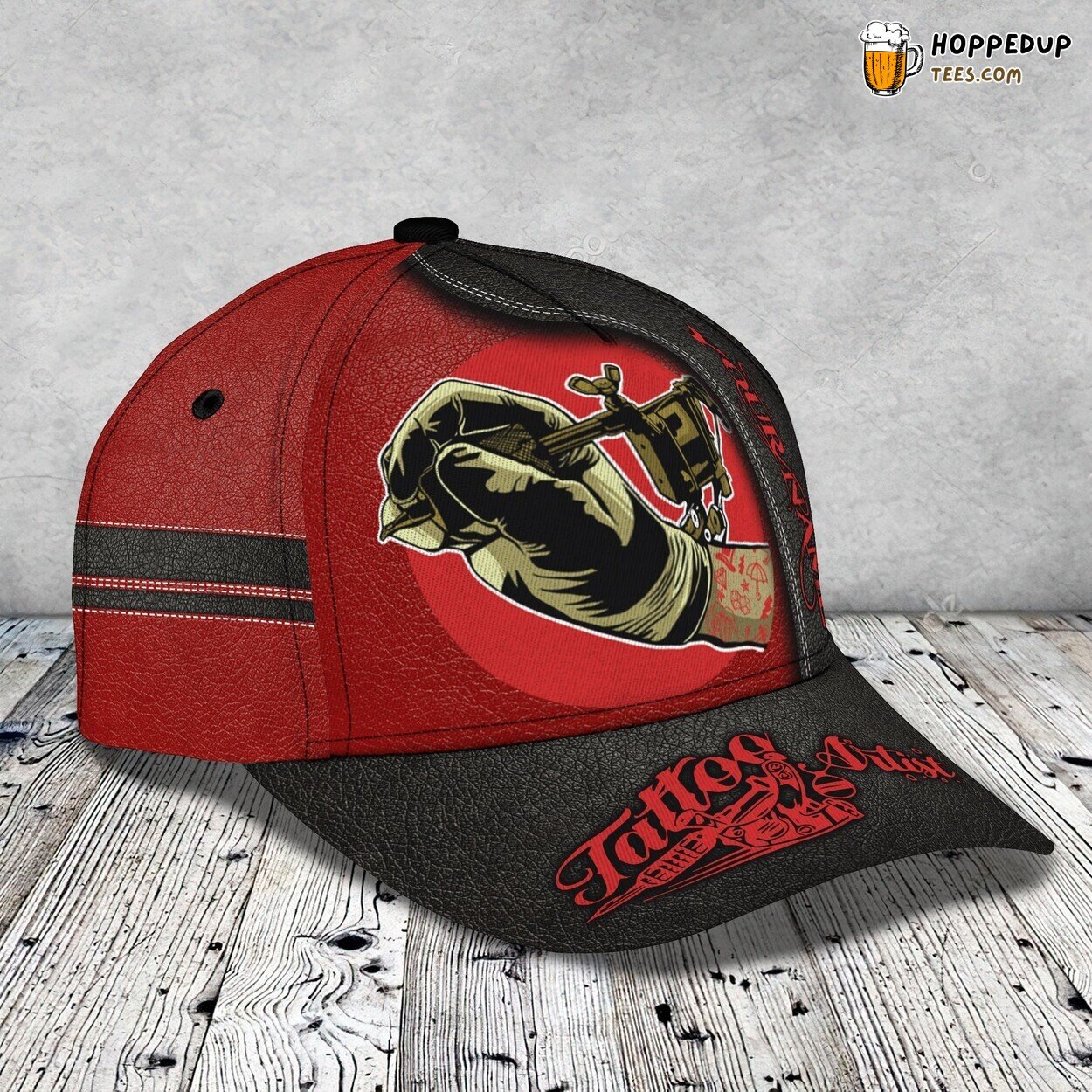 Tattoo Artist Classic 3D Cap Personalized Name Unique Premium Edition