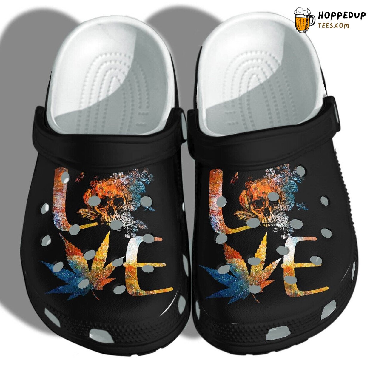 Tattoo Love Inspired Classic Comfortable Unique Clogs Shoes Design