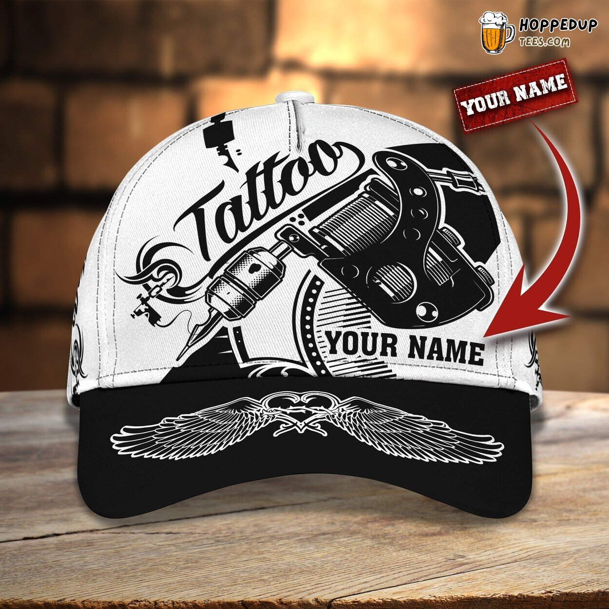 Tattoos Classic 3D Cap Personalized Name Unique Premium Design Series