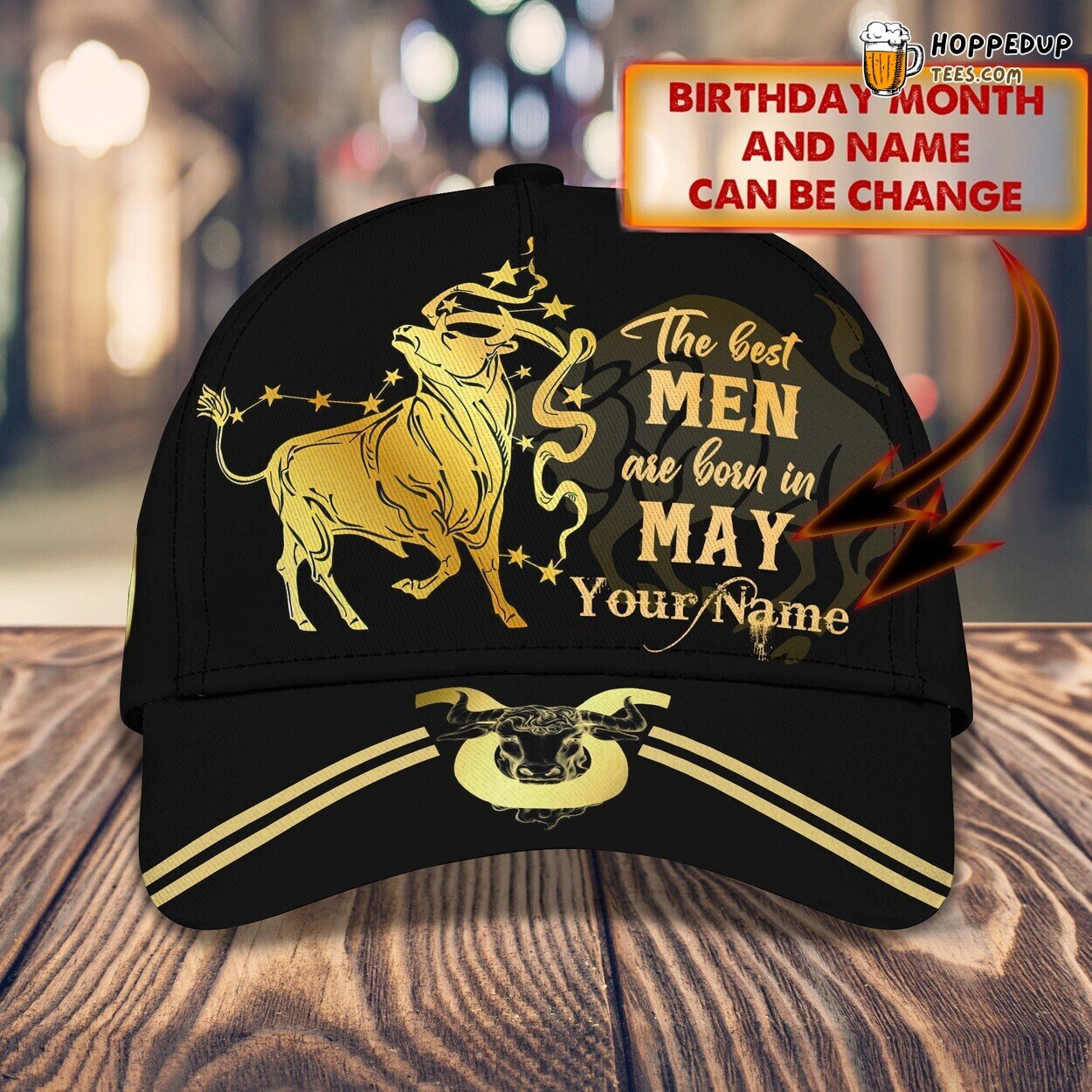 Taurus 3D Classic Cap Personalized Name Design Exclusive Premium Style