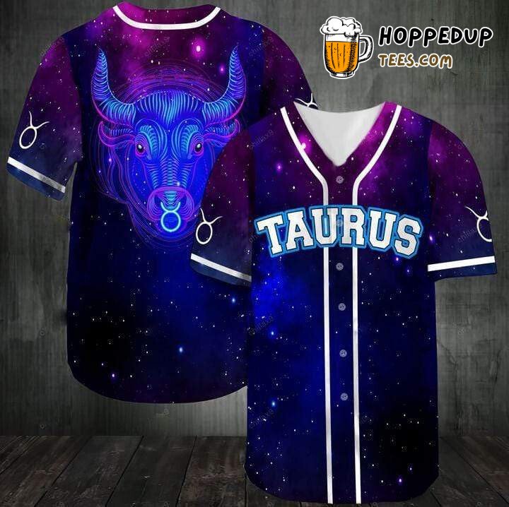 Taurus Zodiac Star Pattern 3D Printed Baseball Jersey Reliable