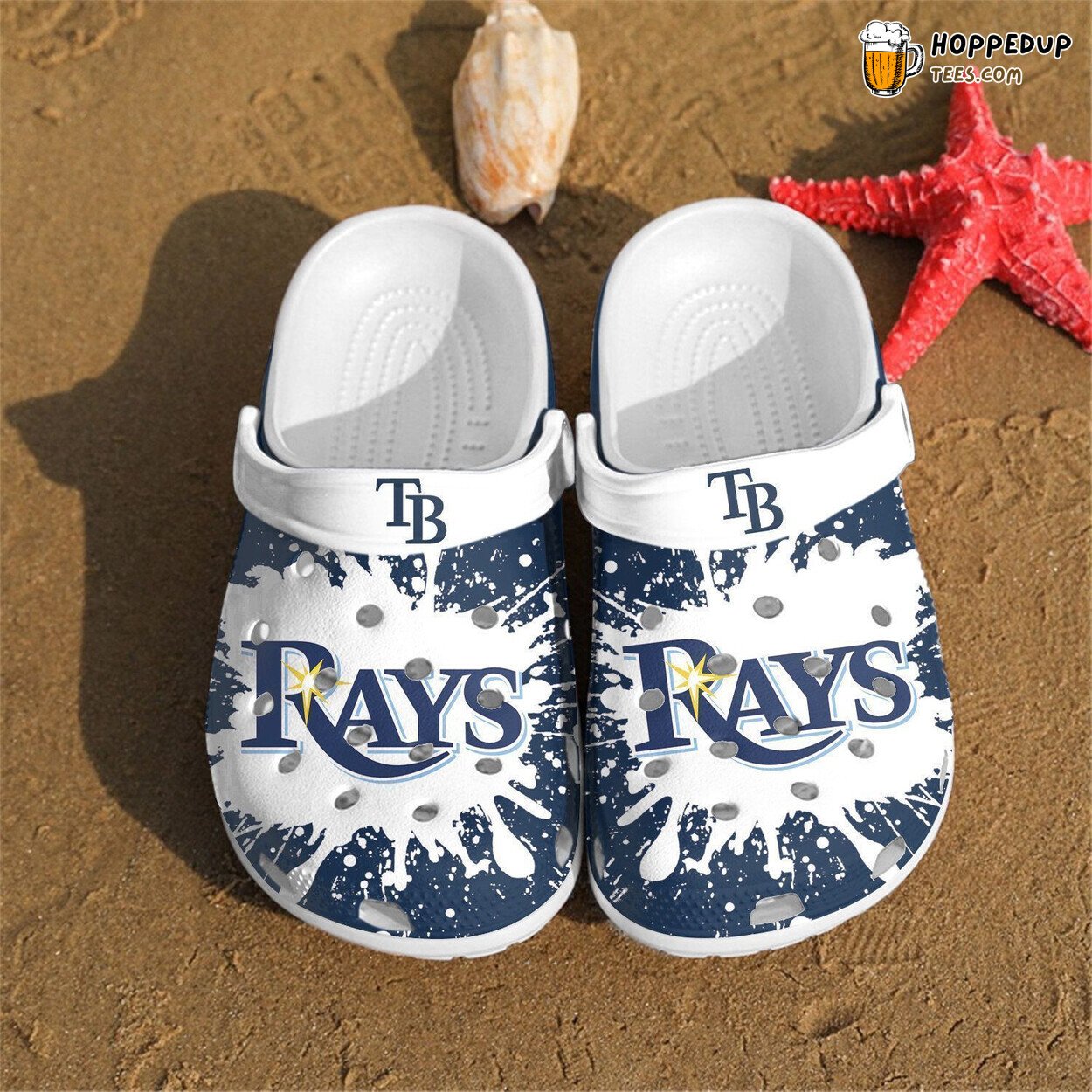 TB Rays Teams Custom Name Gift Stylish Comfortable Clog Shoes