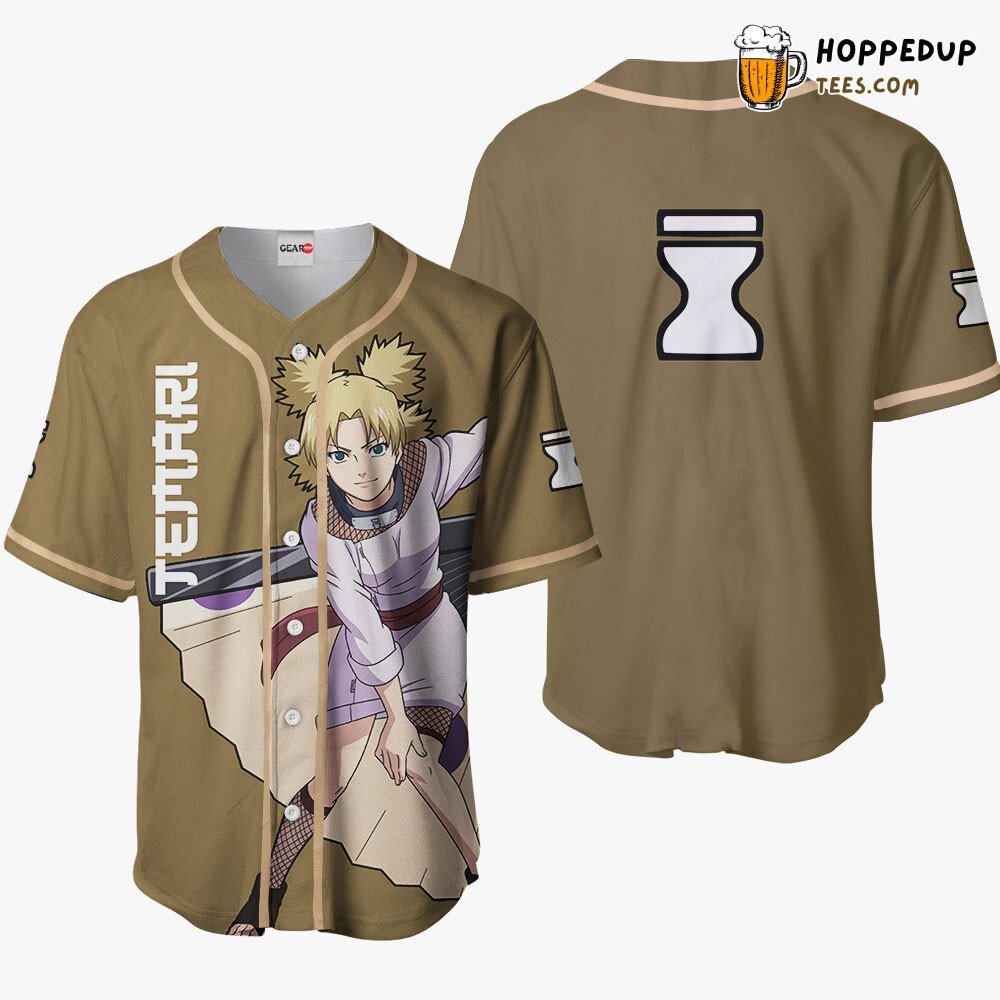 Temari Unique Anime Edition Design Baseball Jersey Distinctive Style