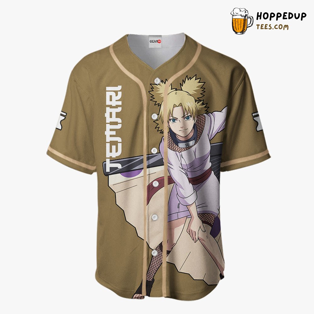 Temari Unique Anime Edition Design Baseball Jersey Distinctive Style