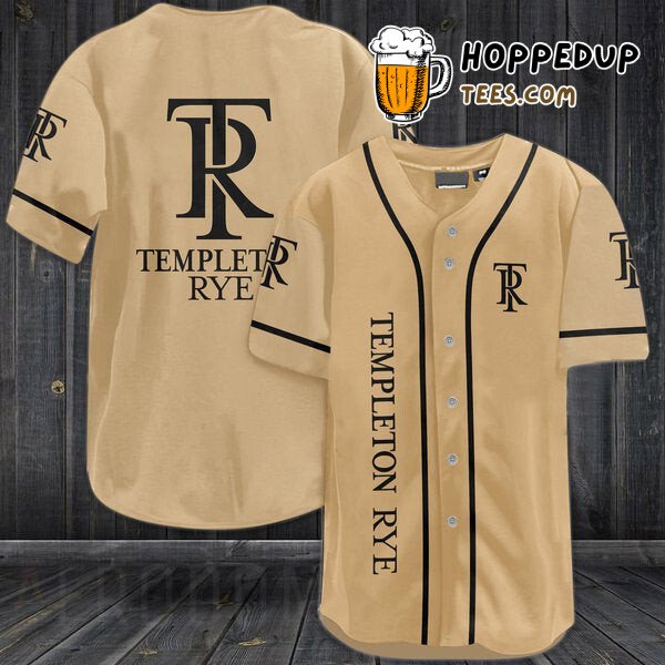 Templeton Rye Brown Theme Baseball Jersey Unique Distinctive Design Look