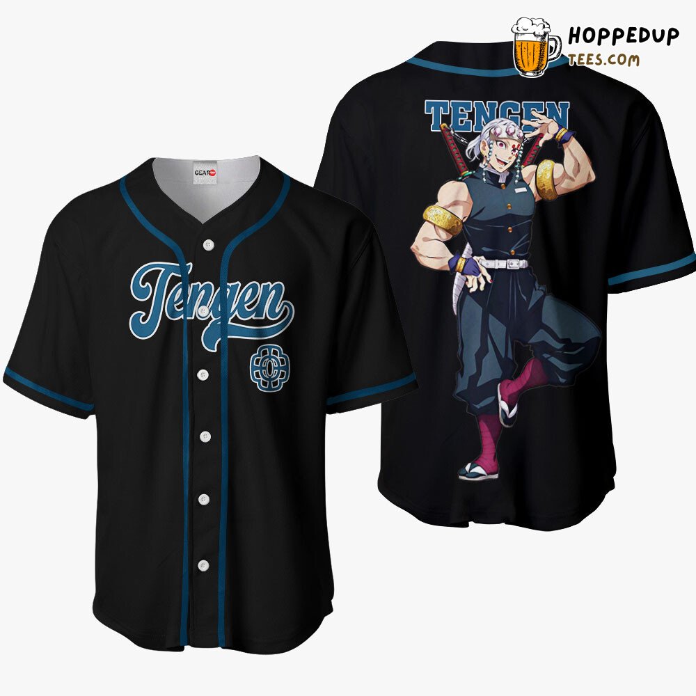 Tengen Exclusive Anime Baseball Jersey Shirt Distinctive Unique Design