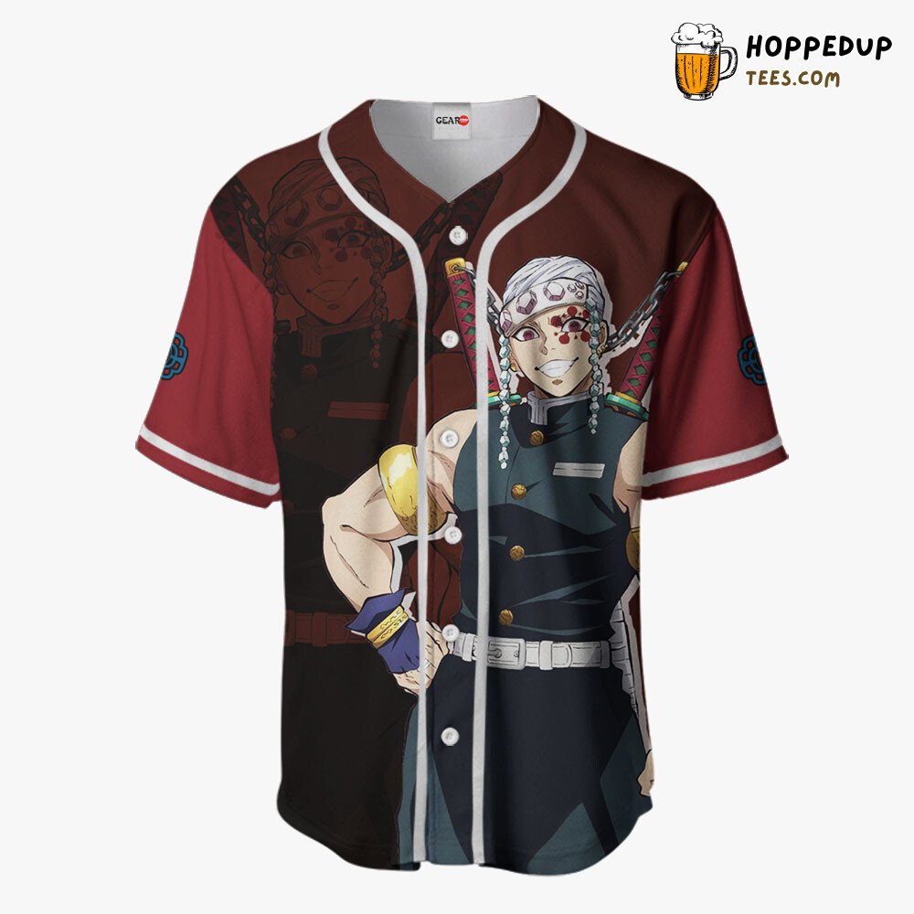 Tengen Uzui Unique Collection Anime Baseball Jersey Distinctive Design