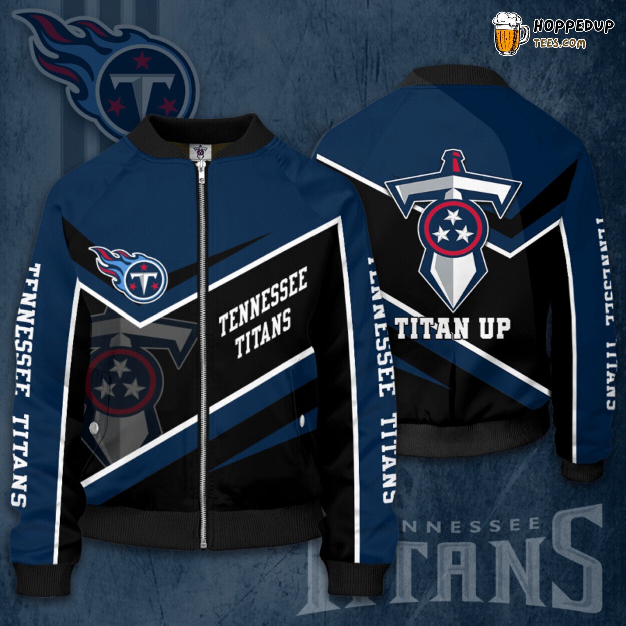 Tennessee Titans Dedicated Fan Wear Bomber Jacket Collection