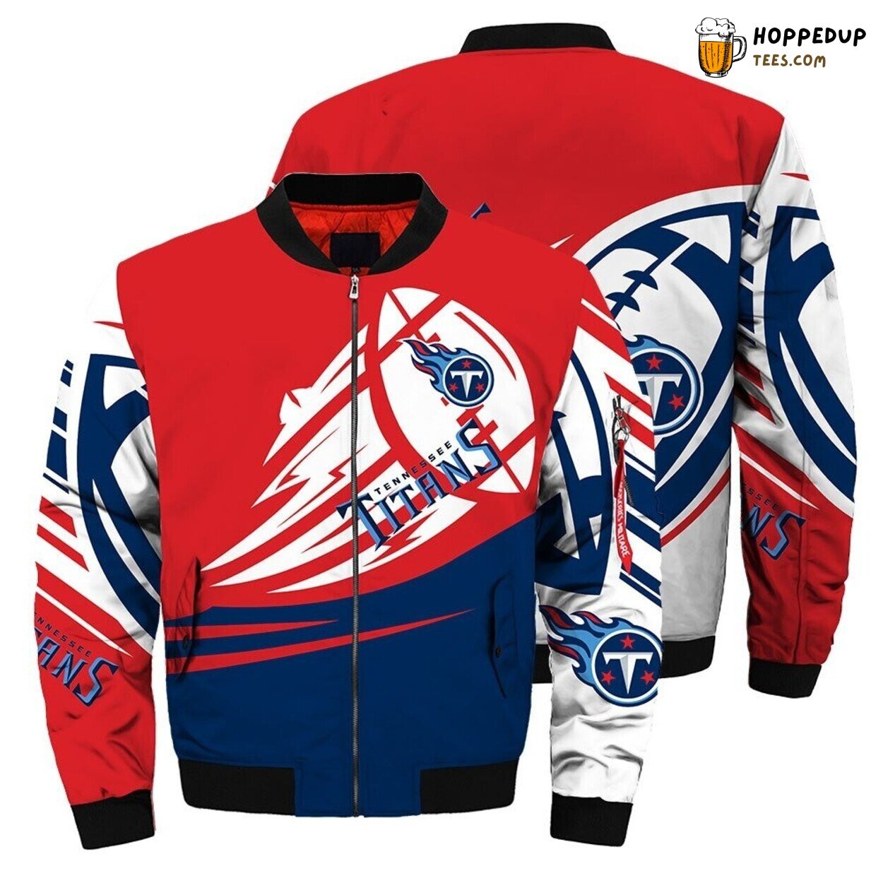 Tennessee Titans Graphic Bomber Jacket Ultra Comfort and Style Edition