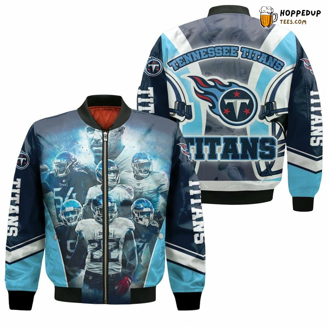 Tennessee Titans Legends Tribute NFL Bomber Jacket Exclusive Design