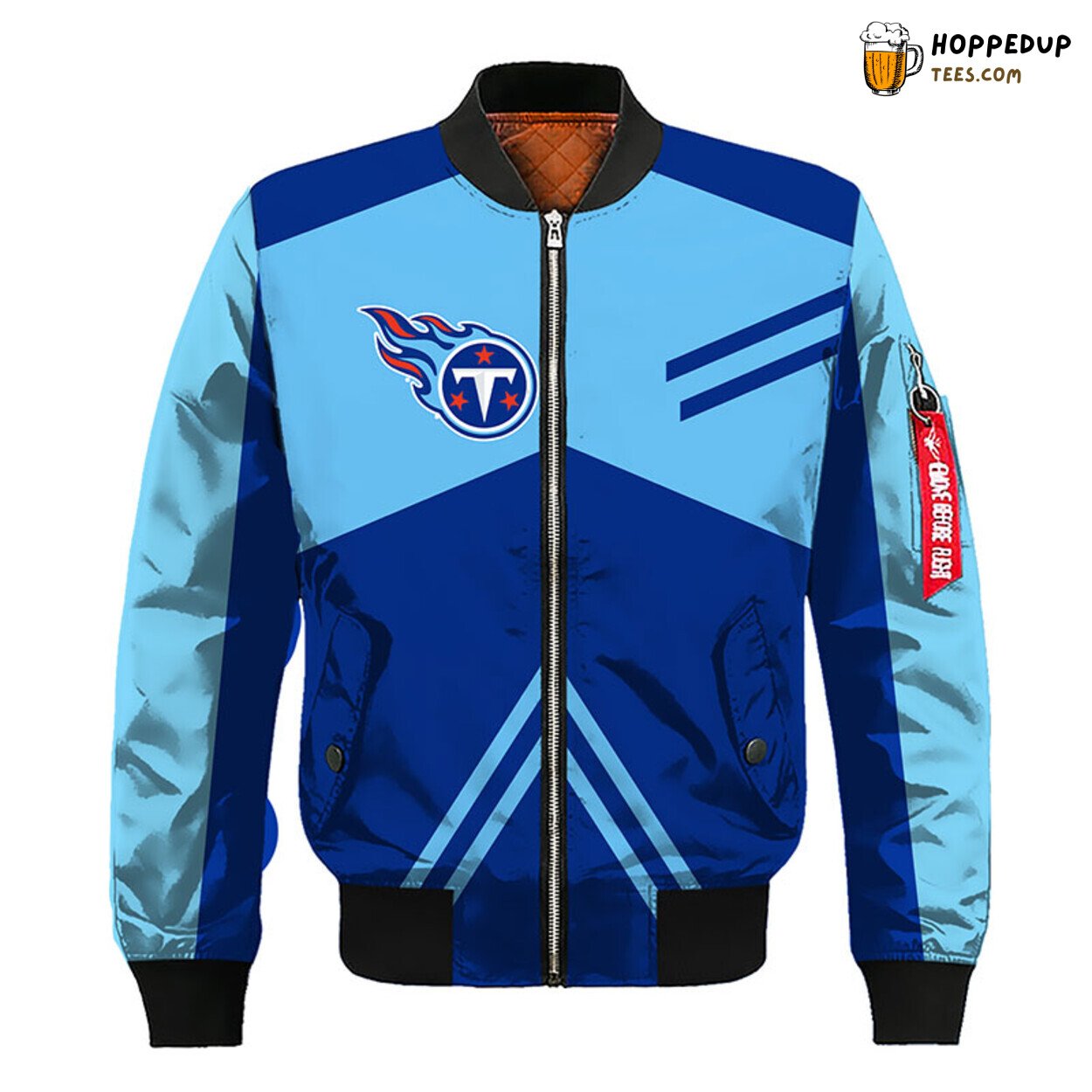 Tennessee Titans NFL Unique Blue White Bomber Jacket Design