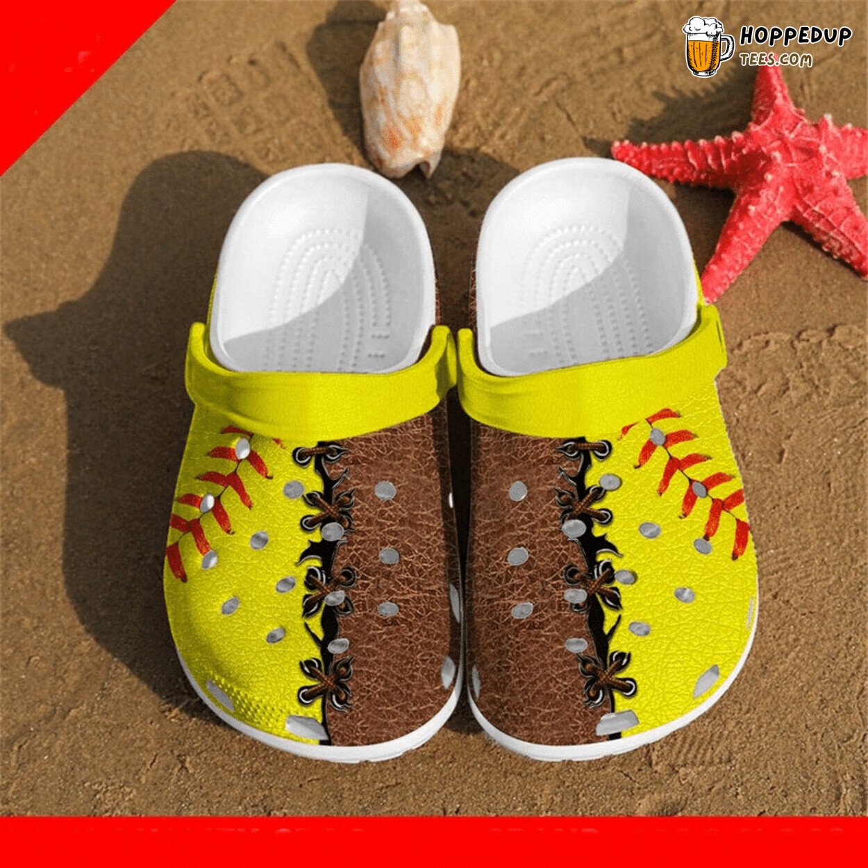 Tennis Themed Comfortable Stylish Unique Rubber Clog Shoes Design