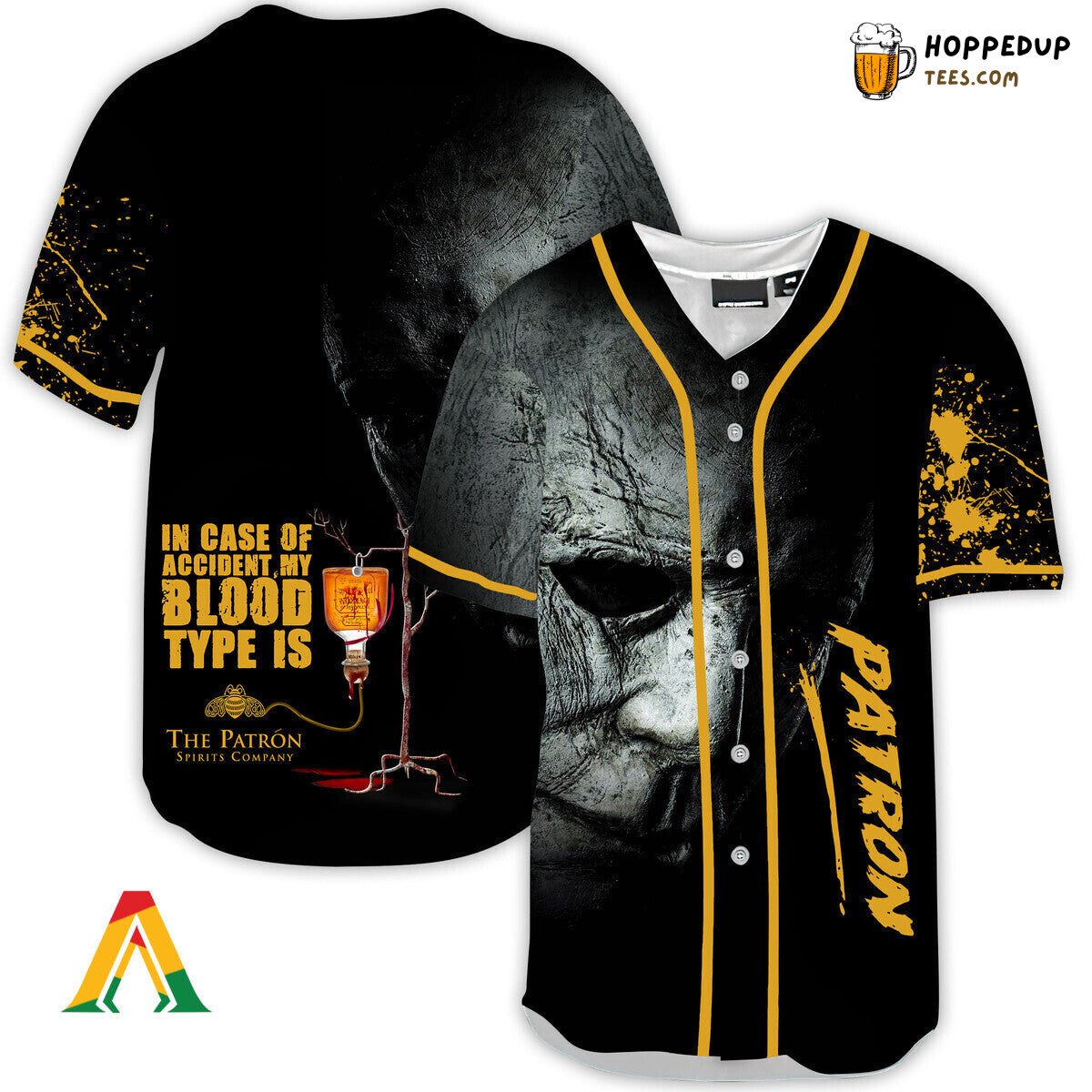 Tequila Patron Michael Myers Unique Halloween Horror Baseball Jersey