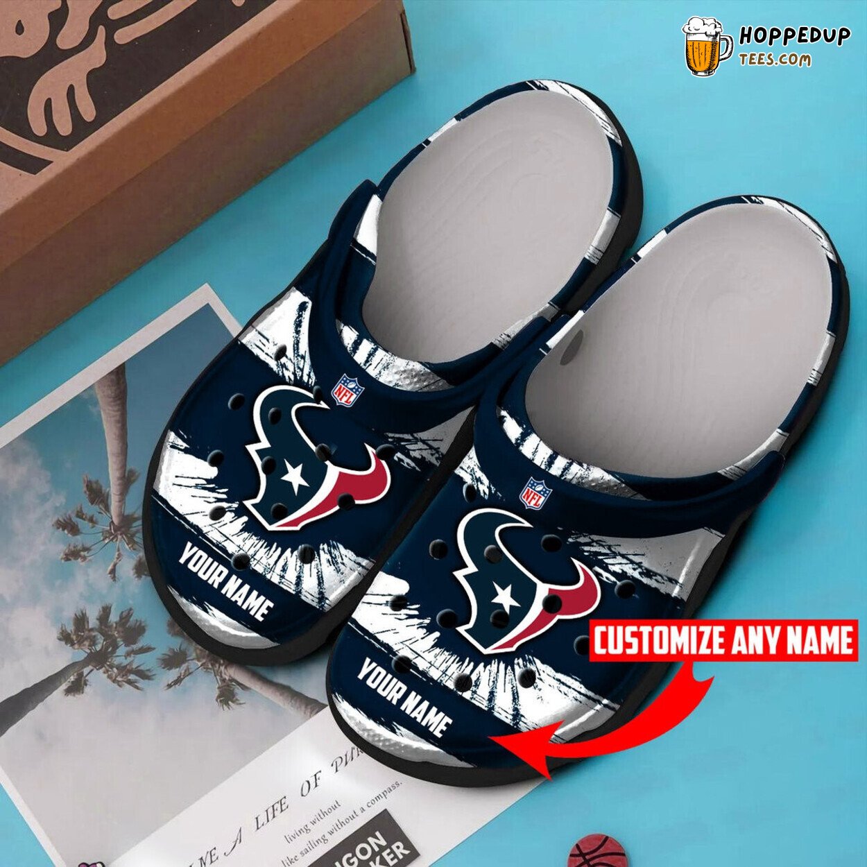 Texans Personalized Unique Design Comfortable Durable Clog Shoes