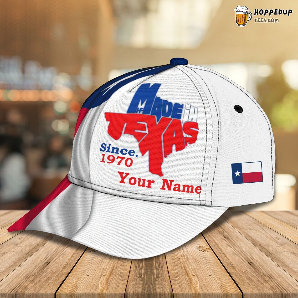 Texas 3D Classic Cap Personalized Name Unique Premium Elegant Design