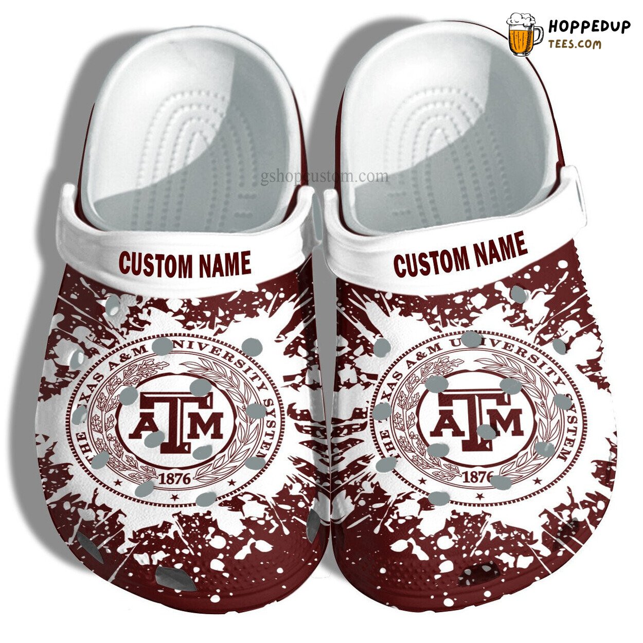 Texas Am University Graduation Custom Croc Shoes Admission Gift