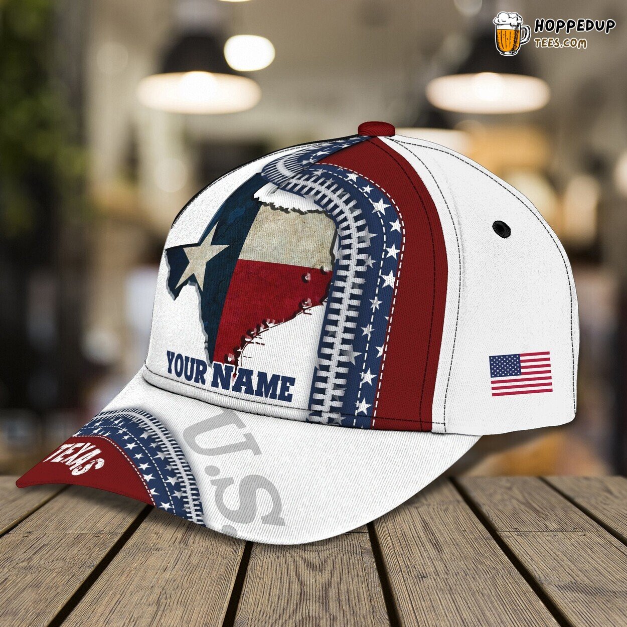 Texas Classic 3D Cap Unique Personalized Name Design Elegant Styling
