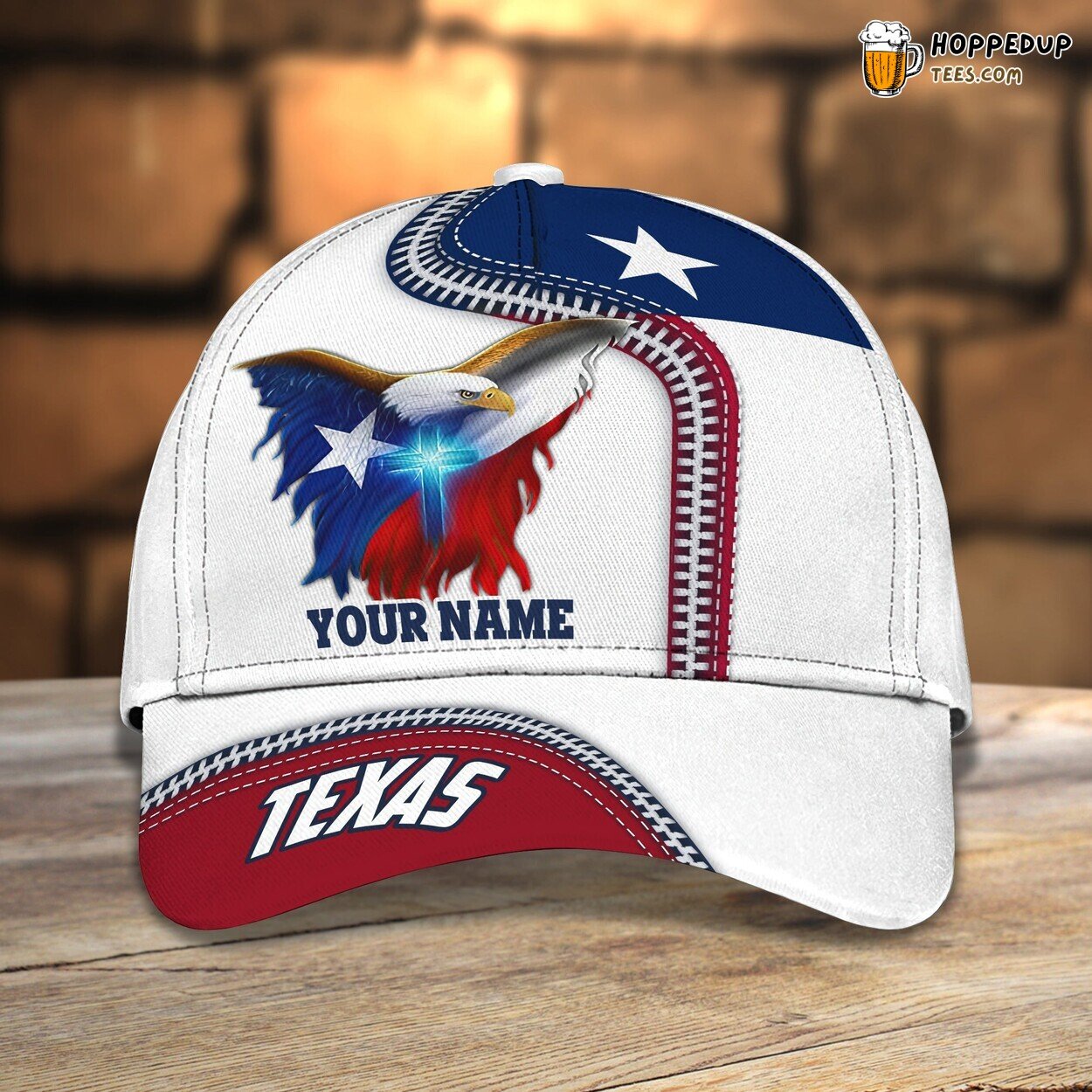 Texas Design Classic 3D Cap Personalized Name Unique Premium Edition Series