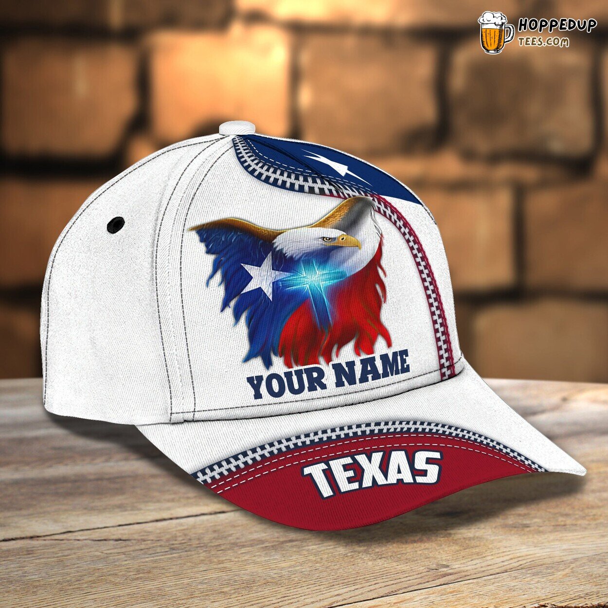 Texas Design Classic 3D Cap Personalized Name Unique Premium Edition Series