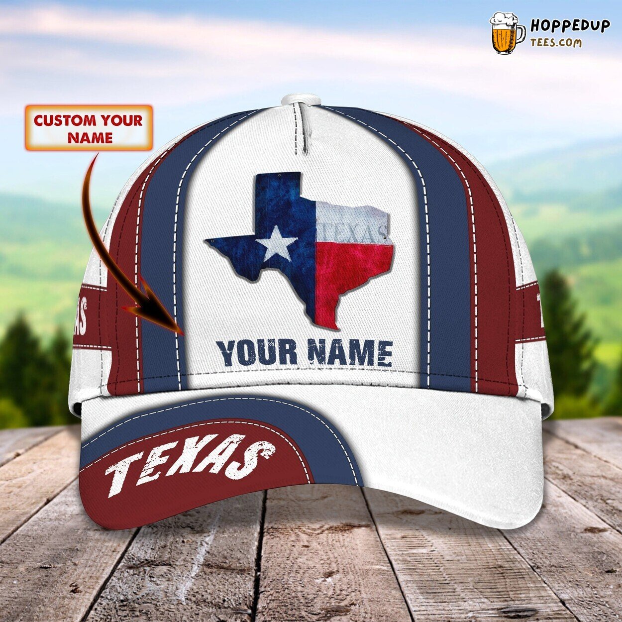 Texas Landscape Beauty 3D Classic Cap Personalized Unique Edition