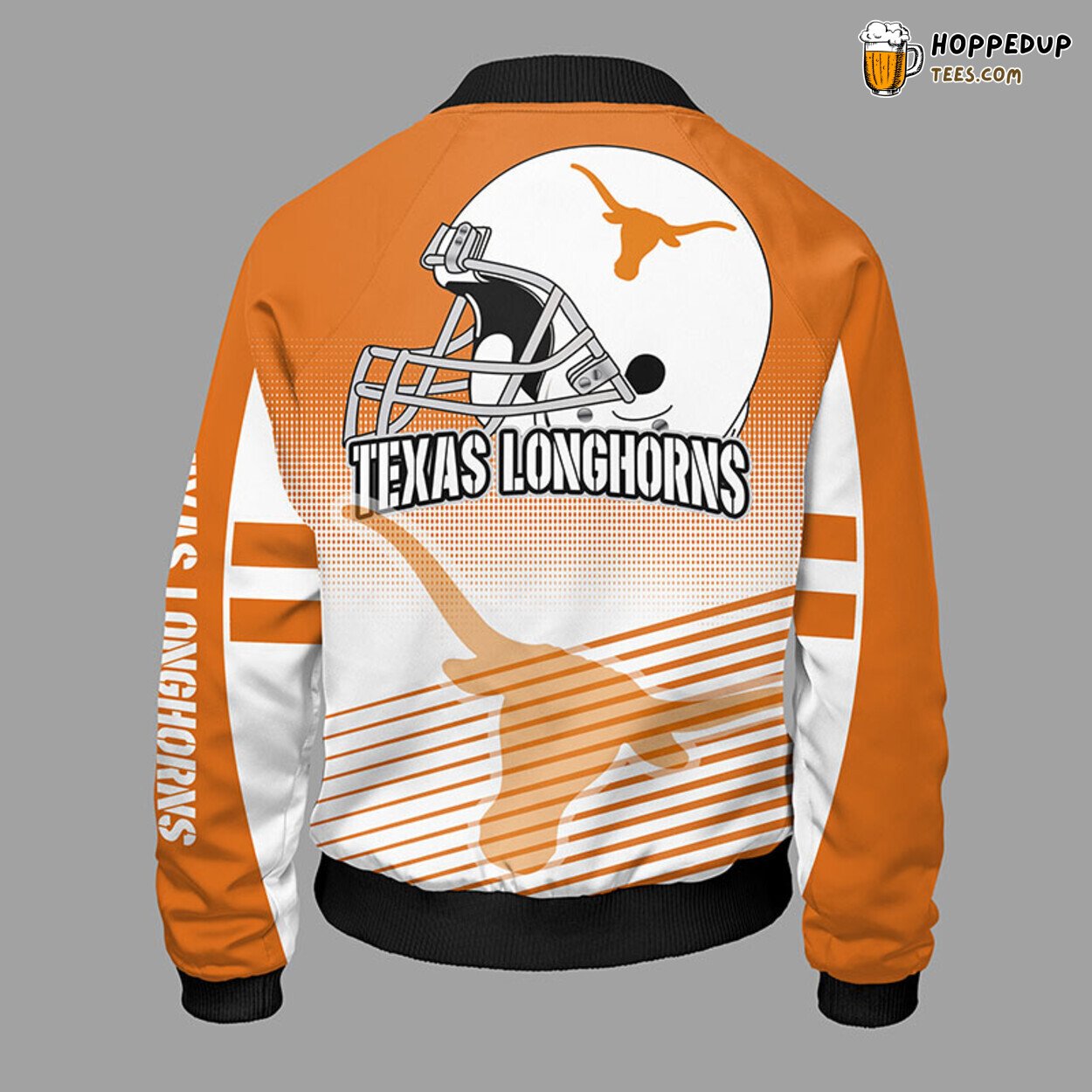 Texas Longhorns NCAA Classic Orange Premium Bomber Jacket Design