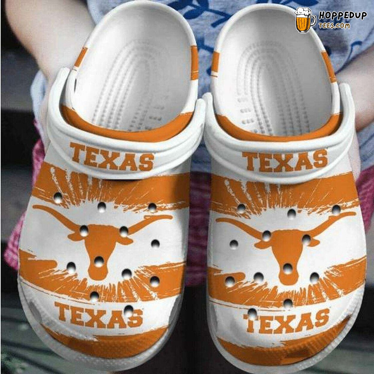Texas Longhorns Themed Comfortable Unique Design Classic Clogs Shoes