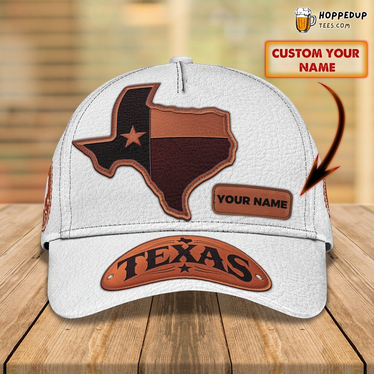 Texas Mountains Height 3D Classic Cap Personalized Unique Design